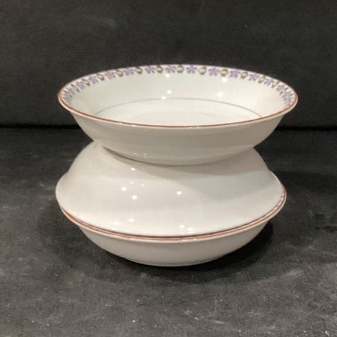 Noritake Nippon Berry Bowls, Set of 3, Blue Cornflowers, Vintage Japan Porcelain - Thumbnail 12