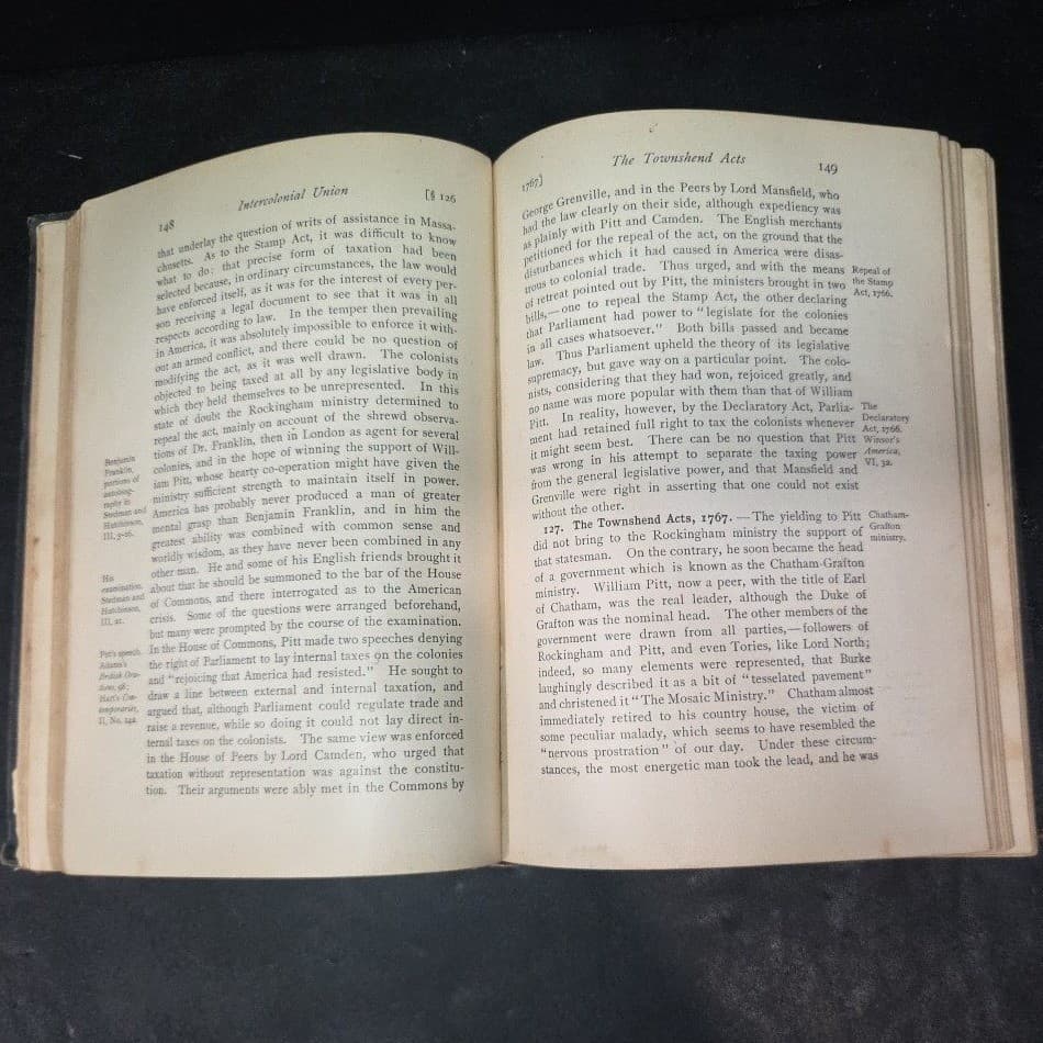 A Students' History of the United States Edward Channing Macmillan Antique 1908 - Thumbnail 6