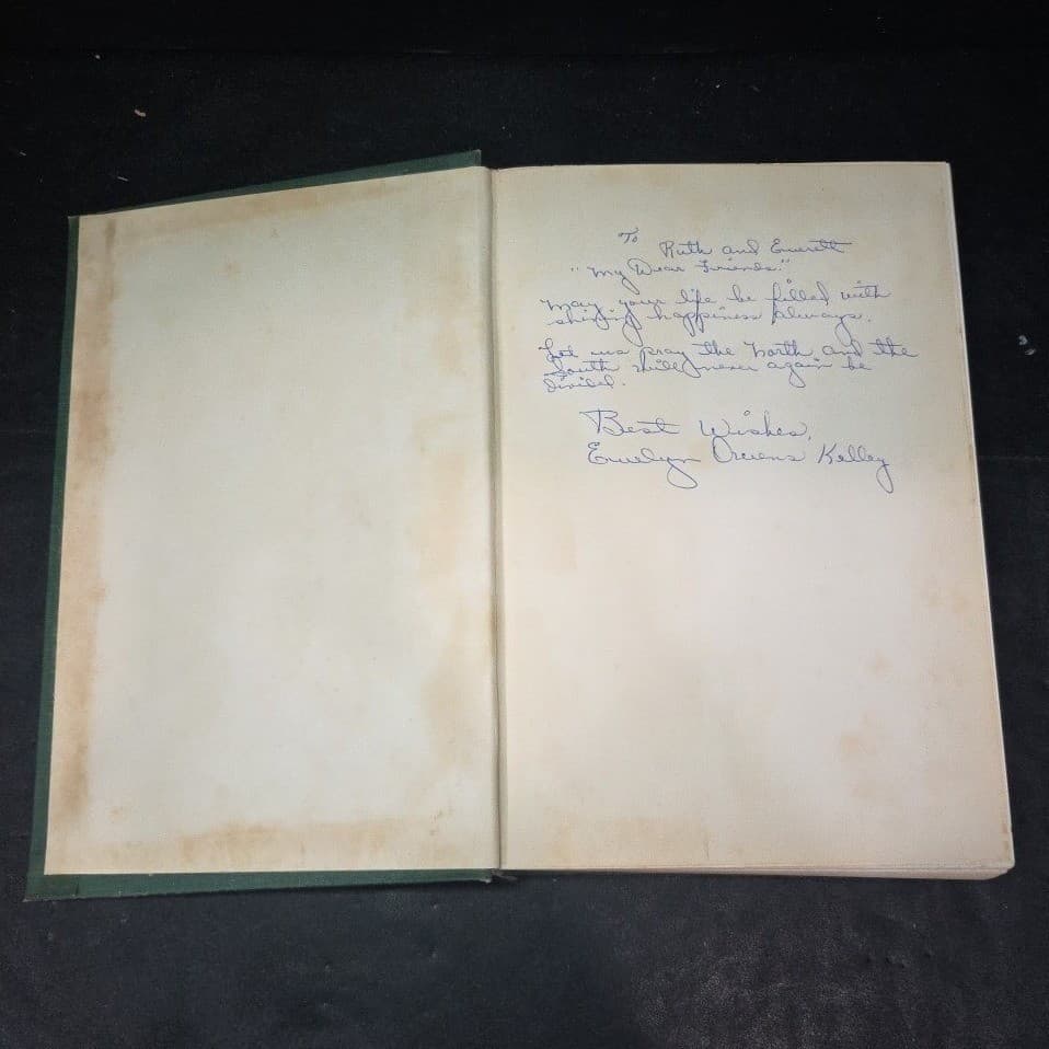 Seeded Furrows Evelyn Owens Kelley Signed 1959 2nd Ed Reconstruction Civil War - Thumbnail 3