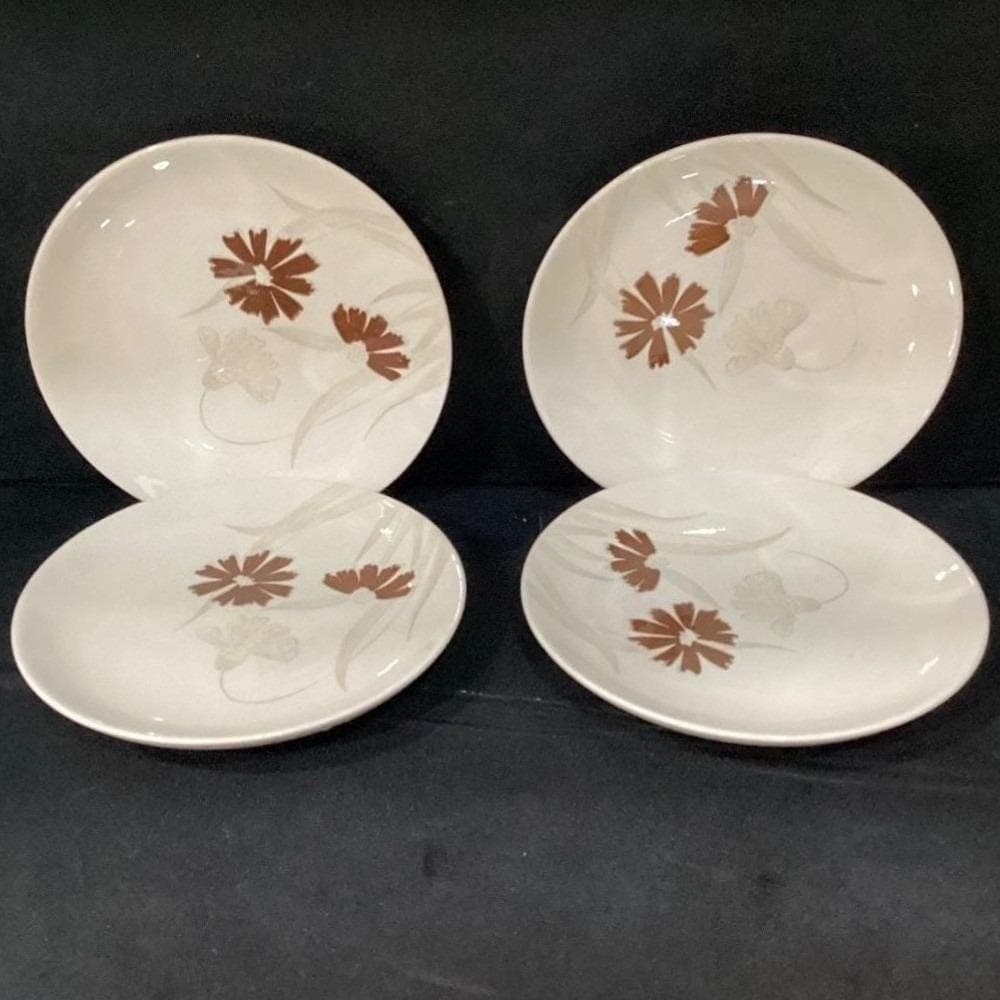 Royal China Cavalier Ironstone "Can Can" Dessert Plates, Set of 4, Dinnerware - Thumbnail 5