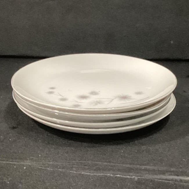 Creative Fine China Platinum Starburst Dessert Plates, Set of 4, Dinnerware - Thumbnail 10