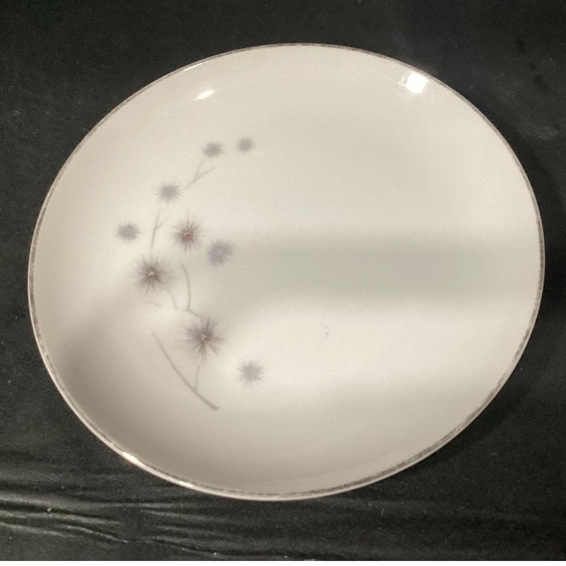 Creative Fine China Platinum Starburst Dessert Plates, Set of 4, Dinnerware - Thumbnail 6