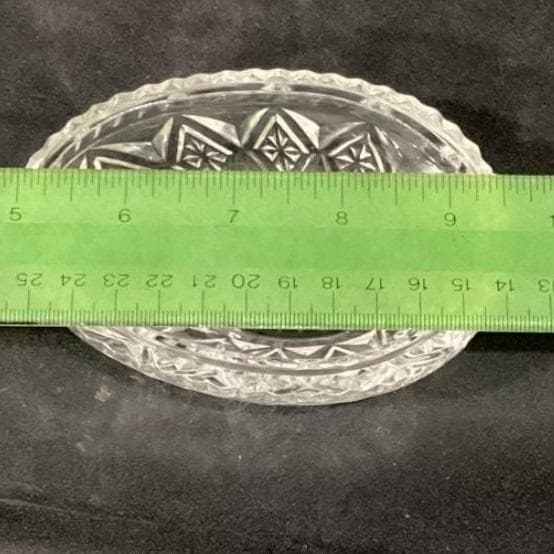 Indiana Glass Tiara Lead Crystal Easter Egg Trinket Box, Clear Pressed Glassware - Thumbnail 3