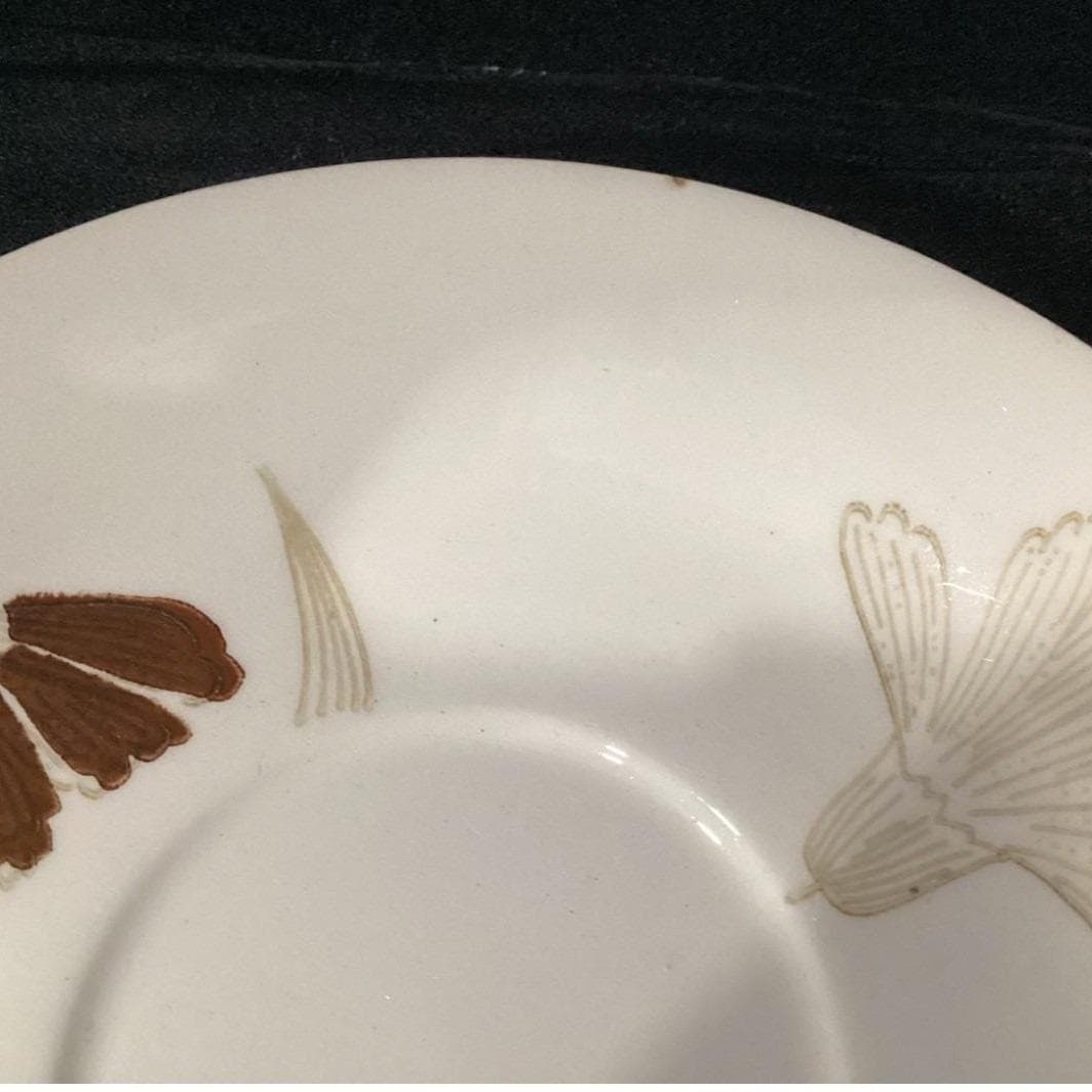 Royal China Cavalier Ironstone Can Can Saucers, Set of 4, Mid-Century Tableware - Thumbnail 5