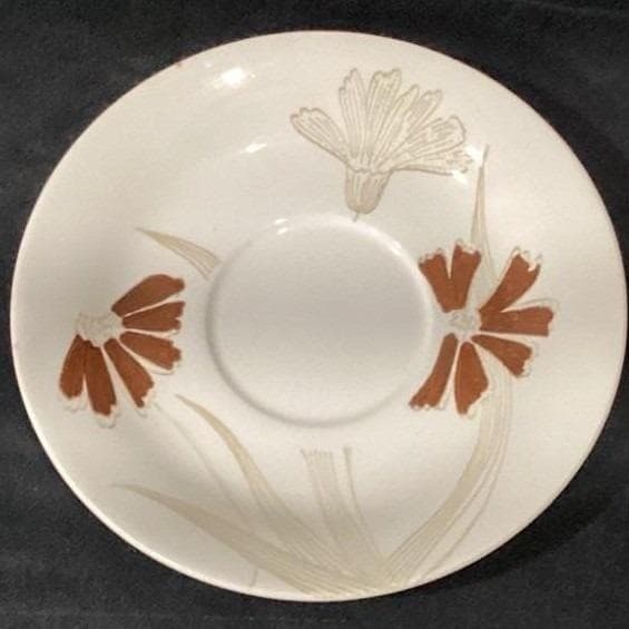 Royal China Cavalier Ironstone Can Can Saucers, Set of 4, Mid-Century Tableware - Thumbnail 4