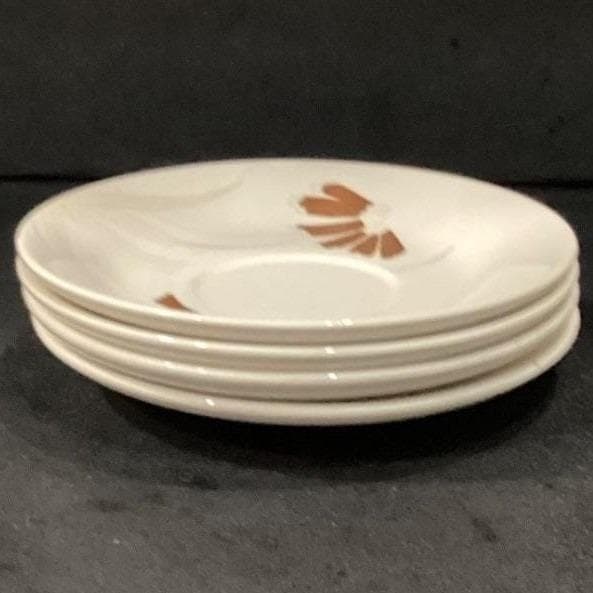 Royal China Cavalier Ironstone Can Can Saucers, Set of 4, Mid-Century Tableware - Thumbnail 9
