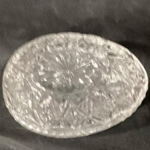 Indiana Glass Tiara Lead Crystal Easter Egg Trinket Box, Clear Pressed Glassware - Thumbnail 7