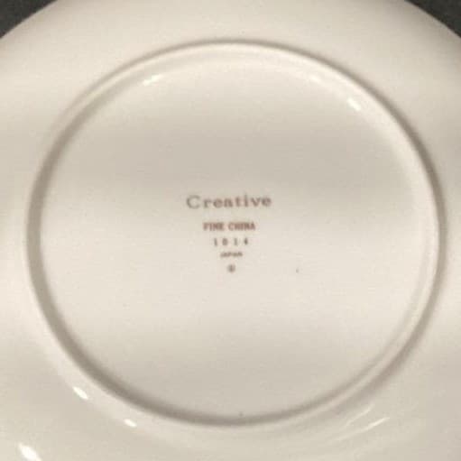 Creative Fine China Platinum Starburst Dessert Plates, Set of 4, Dinnerware - Thumbnail 3