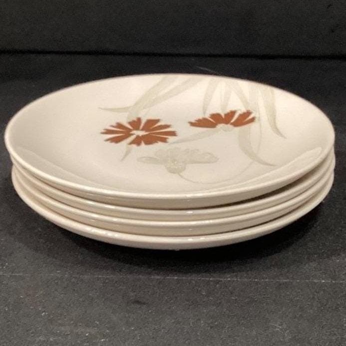 Royal China Cavalier Ironstone "Can Can" Dessert Plates, Set of 4, Dinnerware - Thumbnail 6