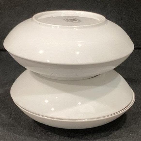 Crown Victoria "Lovelace" Berry Bowls, Set of 4, Platinum Rim, Vintage Japan - Thumbnail 11