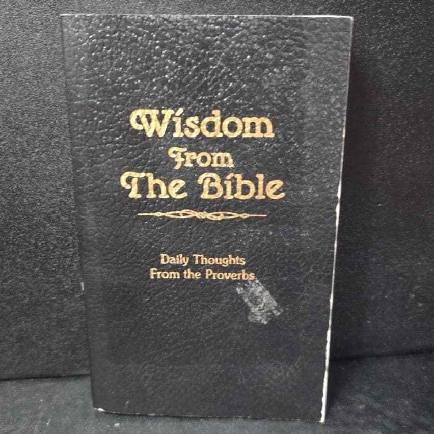Wisdom From The Bible Daily Thoughts From the Proverbs Barbour Book Leatherette - Thumbnail 2
