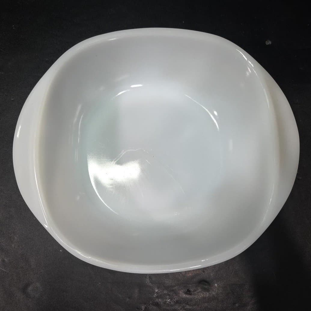Termocrisa White Casserole Dish, Pyr-O-Rex Dinaware, Vtg Replacement Ovenware, - Thumbnail 3