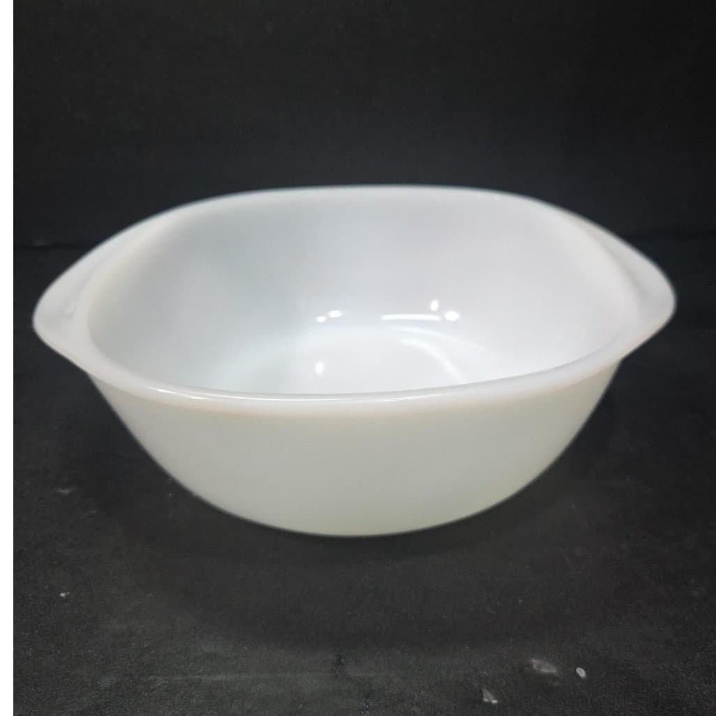 Termocrisa White Casserole Dish, Pyr-O-Rex Dinaware, Vtg Replacement Ovenware, - Thumbnail 2