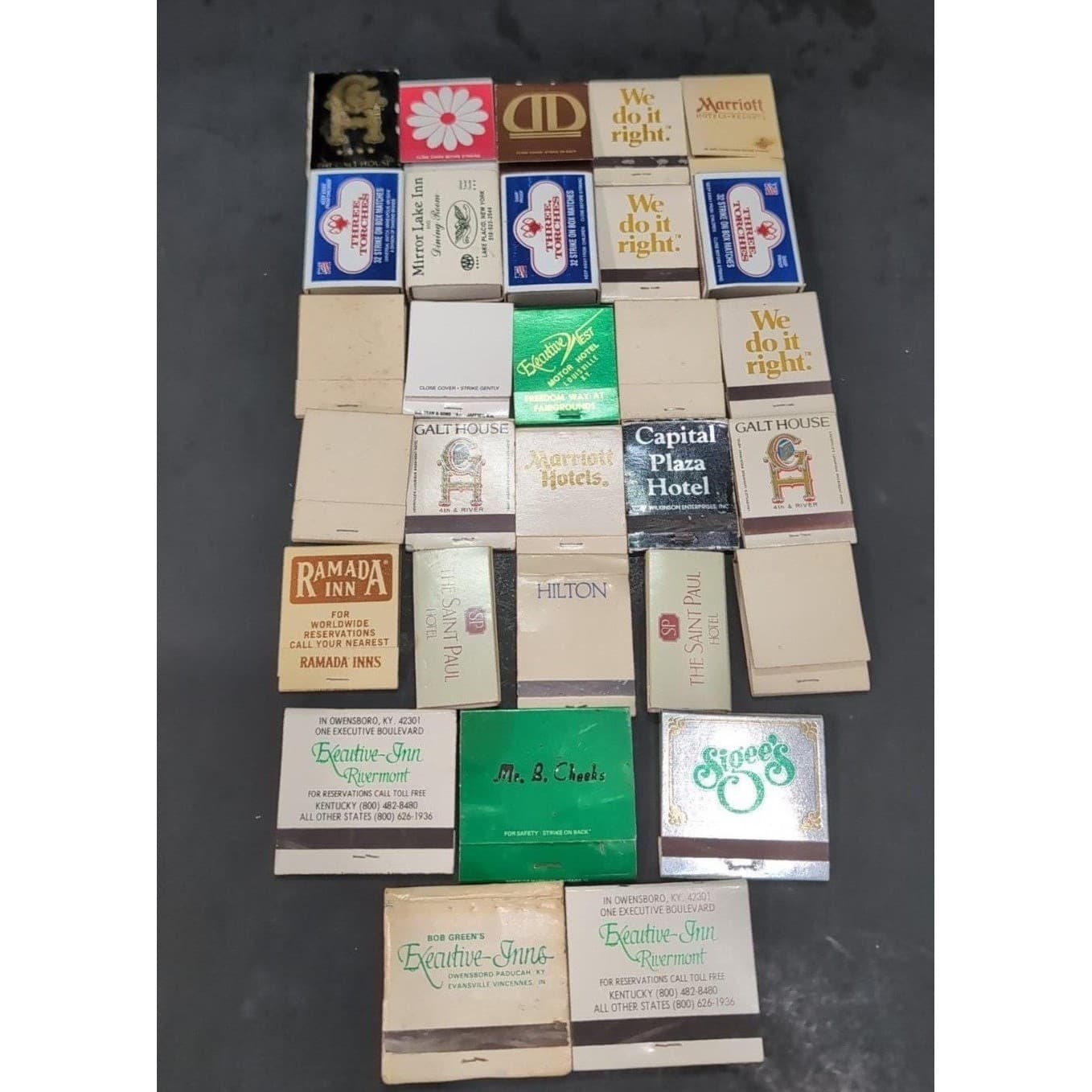 Matchbook Vintage Collection, Lot of 30, Travel Hotels & Inns, Matches Boxes - Thumbnail 2