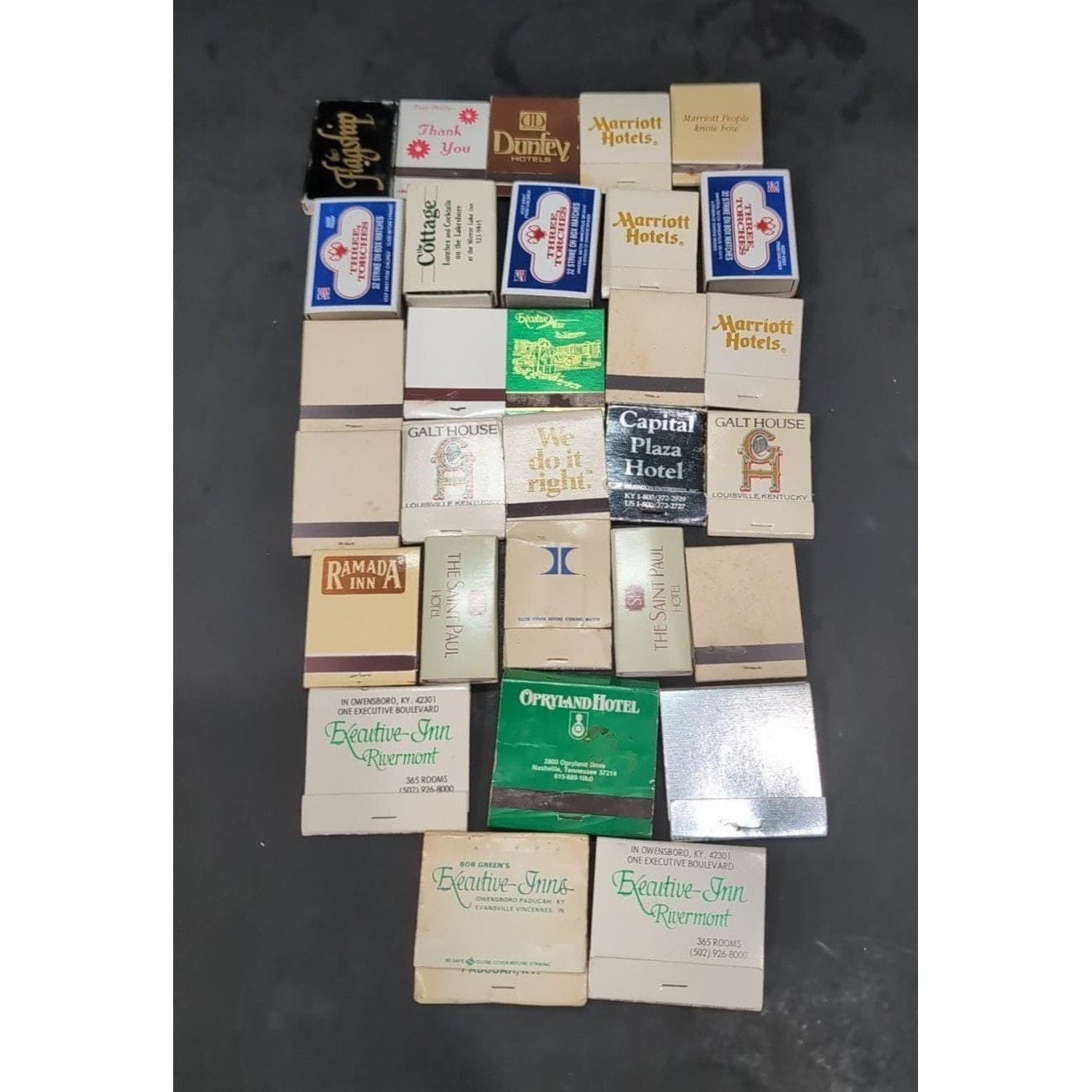 Matchbook Vintage Collection, Lot of 30, Travel Hotels & Inns, Matches Boxes - Thumbnail 3