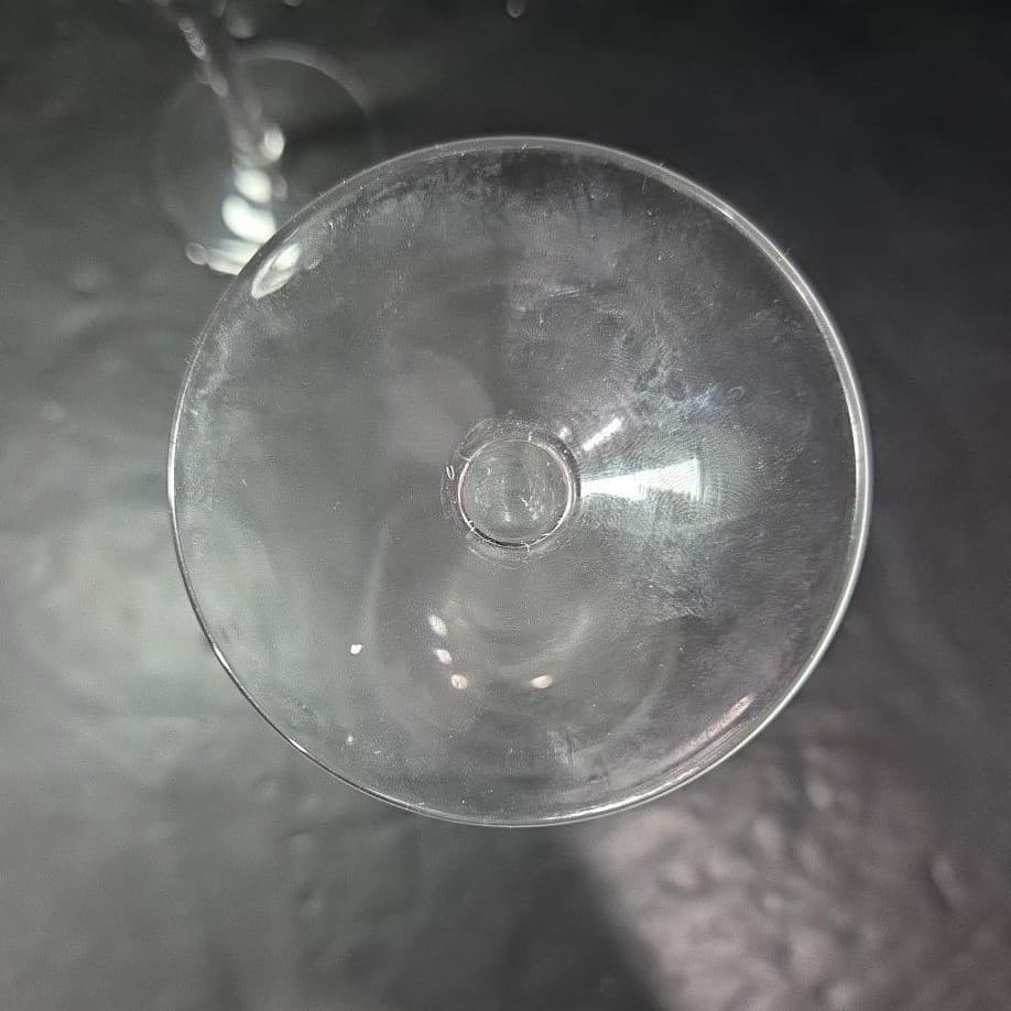 Lenox Style Sunflower Etched Crystal Goblets, Set of 2, Vintage Twisted Stem - Thumbnail 8