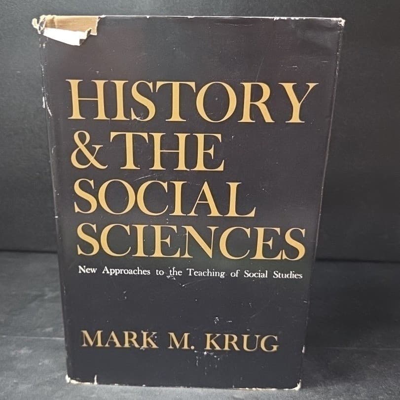 History & The Social Sciences Mark M Krug 1967 Hardcover Blaisdell Publishing - Thumbnail 2