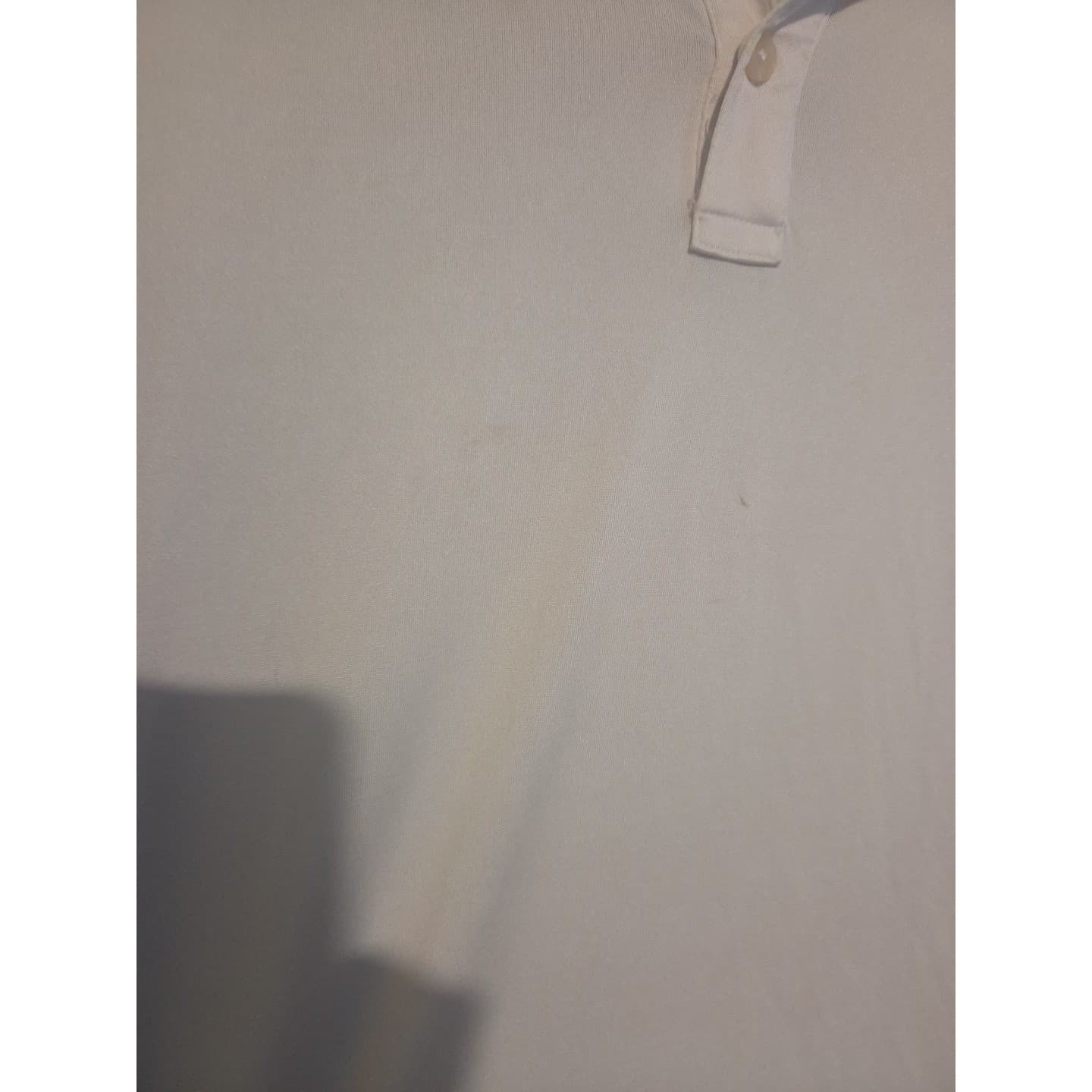 Michael Kors White Short Sleeve Polo Shirt, MK Logo, Men's Large Polyester Blend - Thumbnail 9