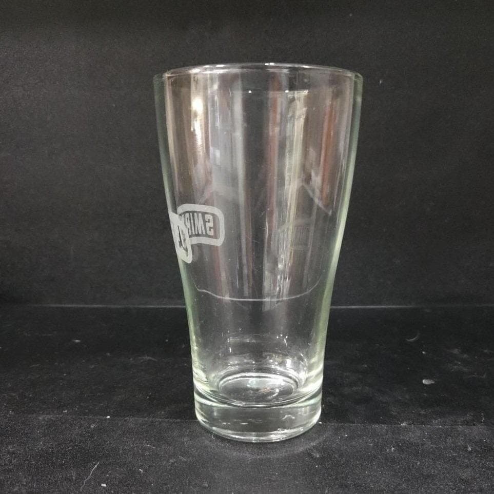 Smirnoff Vodka Logo Pint Glass, Clear Heavy Beer Glass, Replacement Drinkware - Thumbnail 8