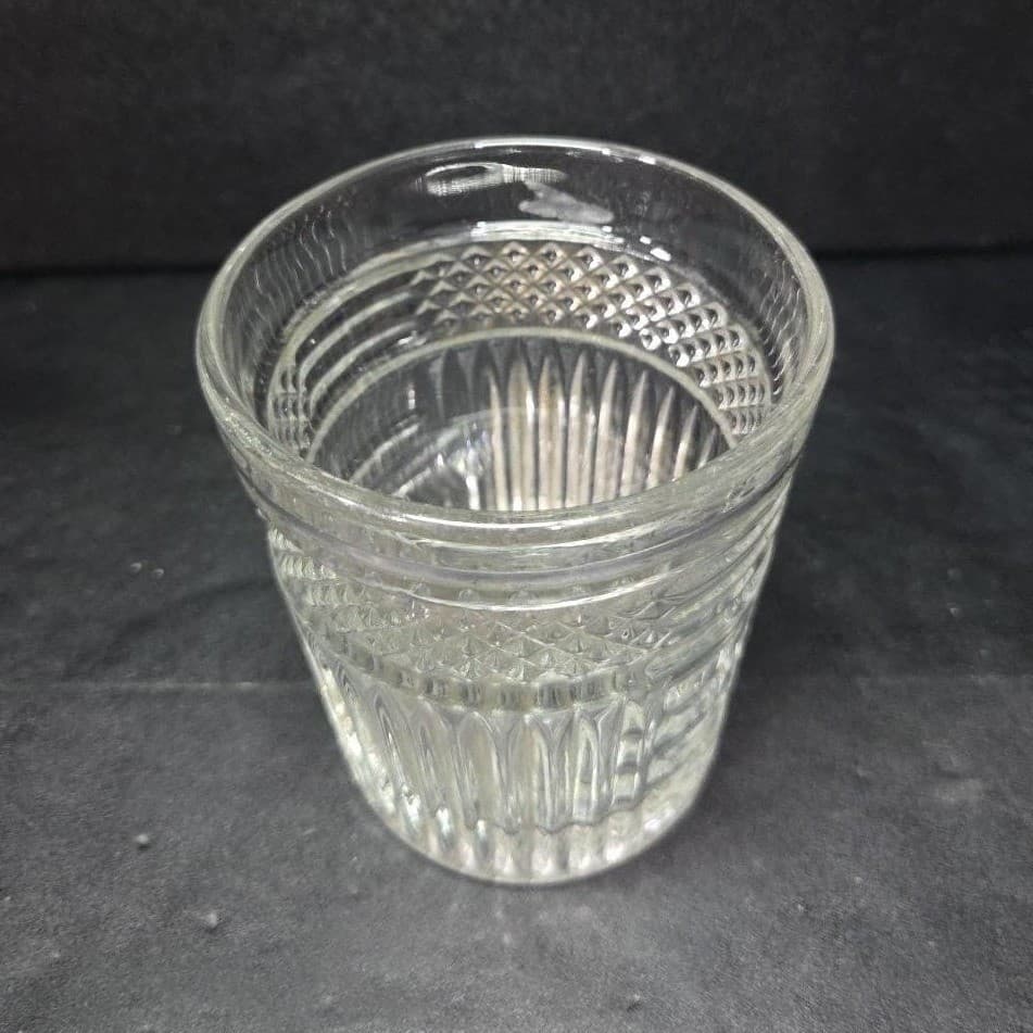 Libbey Radiant Lowball Tumbler, Double Old Fashioned Glass Vintage Clear Barware - Thumbnail 6