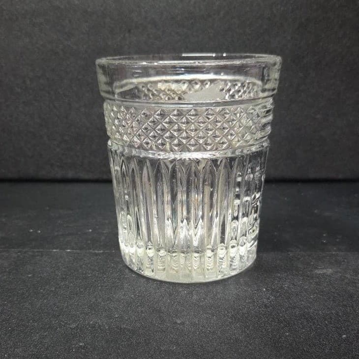 Libbey Radiant Lowball Tumbler, Double Old Fashioned Glass Vintage Clear Barware - Thumbnail 3
