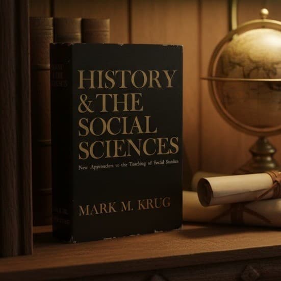 History & The Social Sciences Mark M Krug 1967 Hardcover Blaisdell Publishing