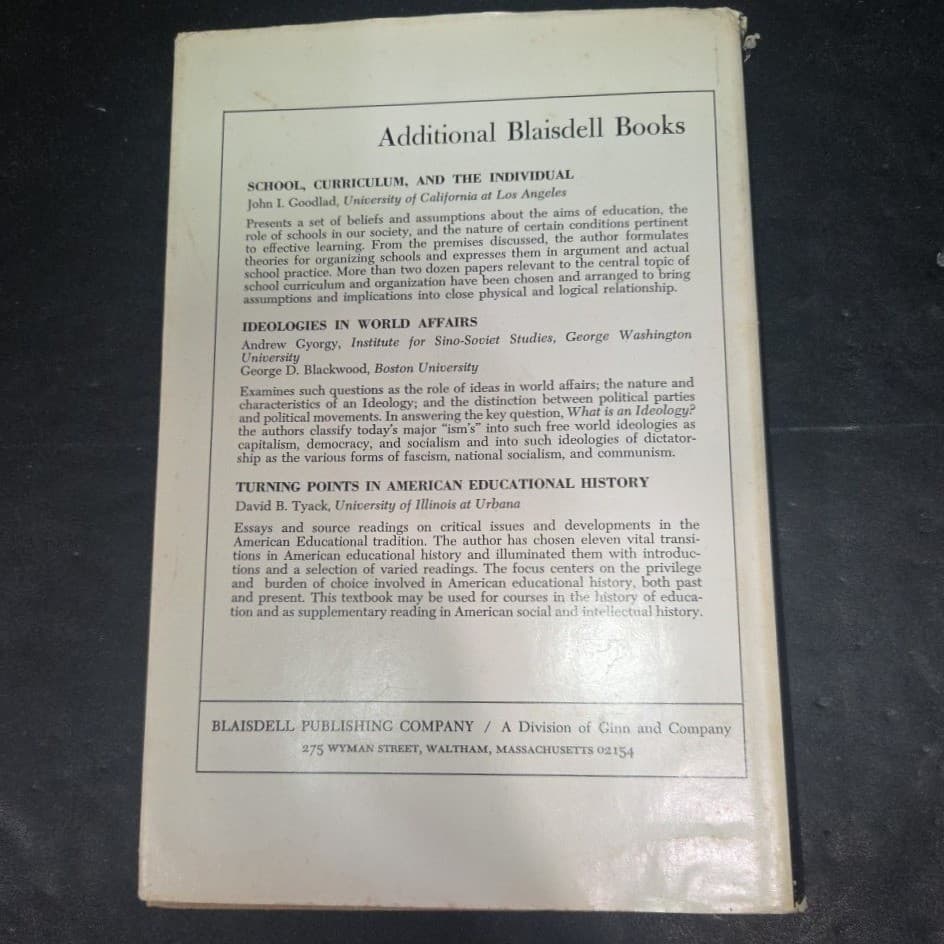 History & The Social Sciences Mark M Krug 1967 Hardcover Blaisdell Publishing - Thumbnail 8
