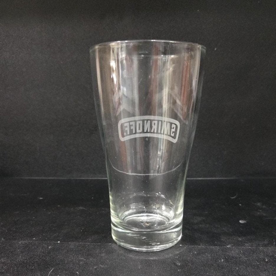 Smirnoff Vodka Logo Pint Glass, Clear Heavy Beer Glass, Replacement Drinkware - Thumbnail 9