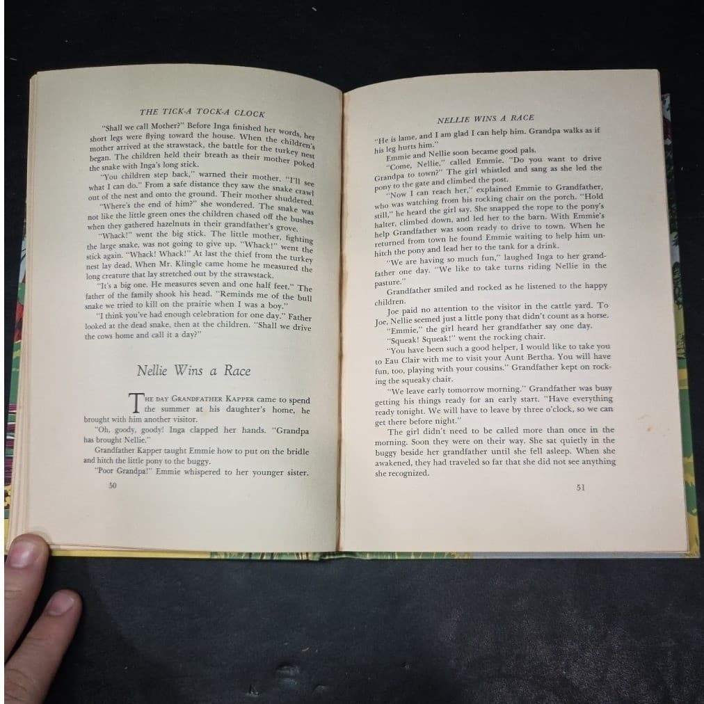 The Tick-A Tock-A Clock Ellen Sue Klose 1957 Hardcover Vintage Childrens Book - Thumbnail 6
