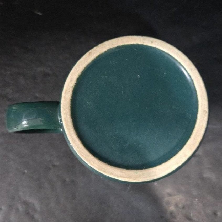 Crown Corning Forest Green Ceramic Coffee Cup, Vintage Replacement Mug Drinkware - Thumbnail 4