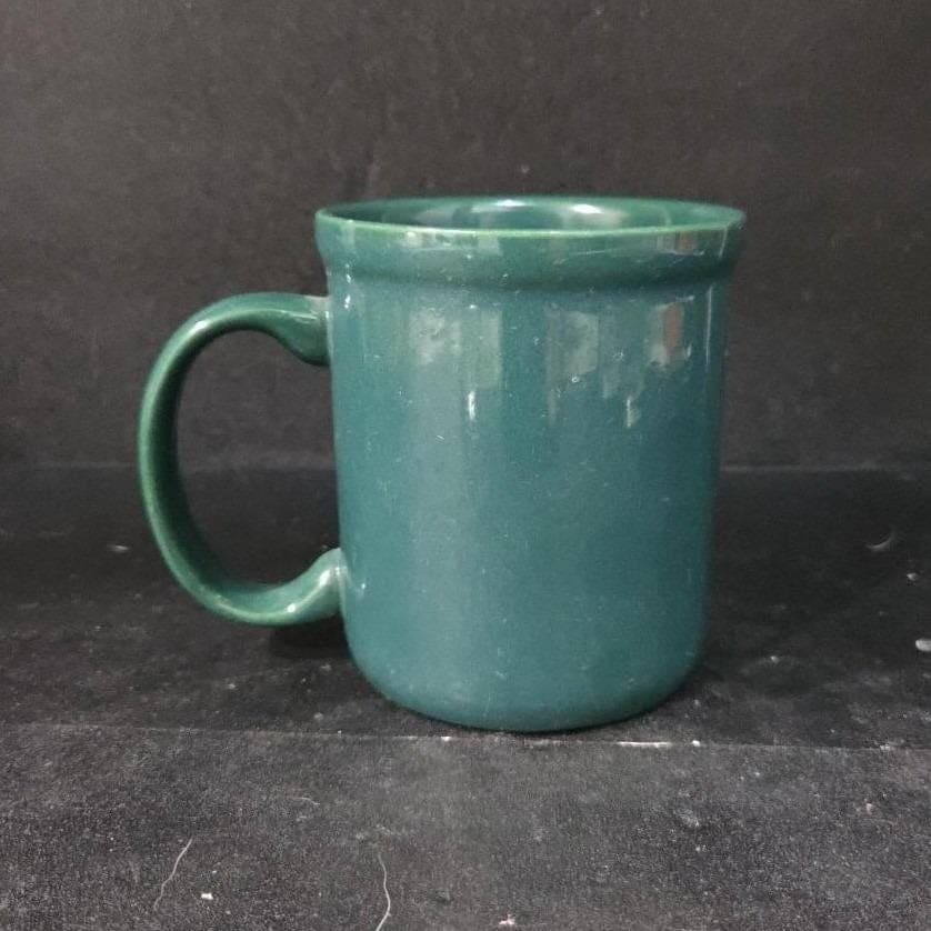 Crown Corning Forest Green Ceramic Coffee Cup, Vintage Replacement Mug Drinkware - Thumbnail 7