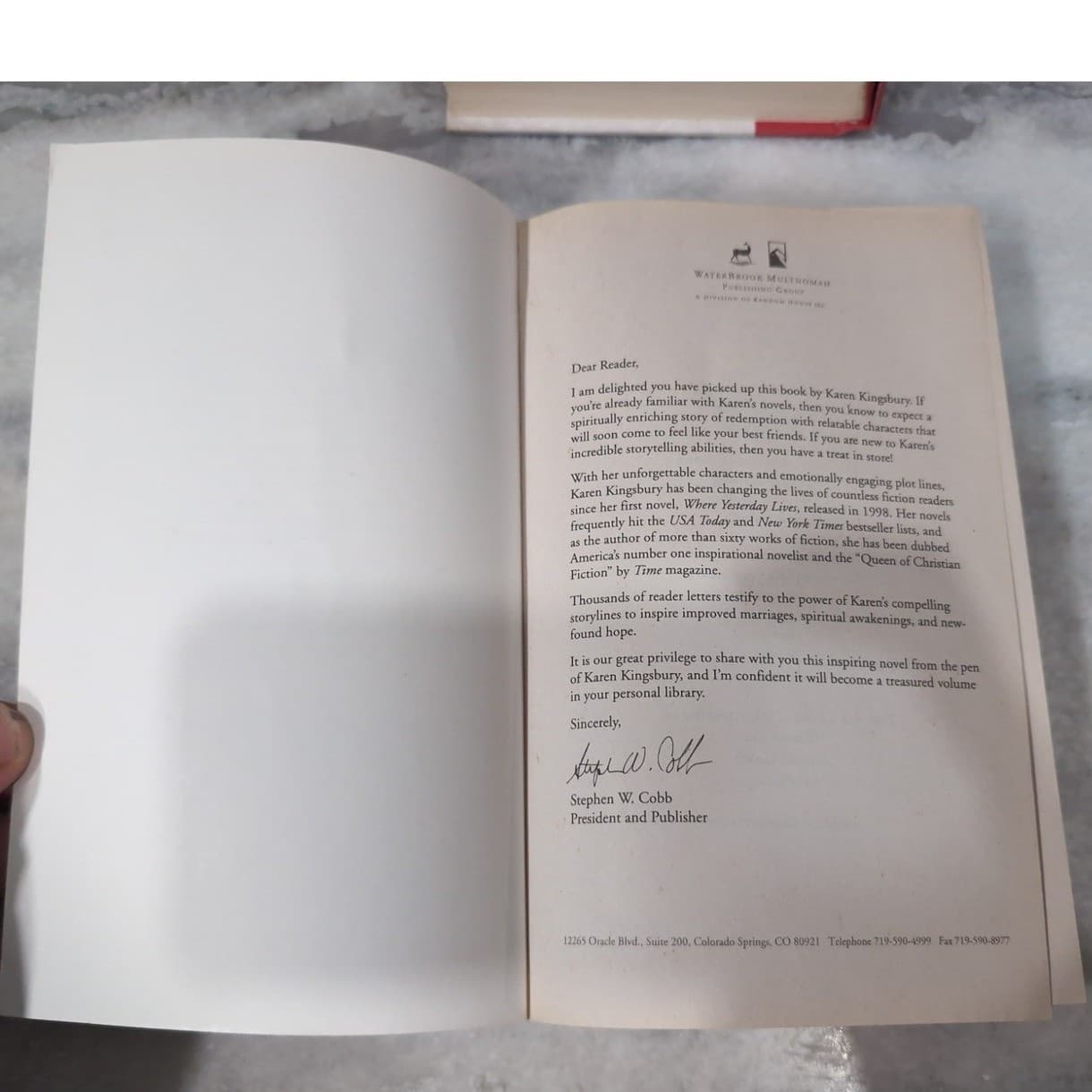 Karen Kingsbury Book Lot When Joy Came To Stay Even Now Red Gloves Collection - Thumbnail 7