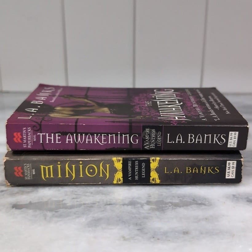 L.A. Banks Vampire Huntress Legend Minion & The Awakening Paperback Book Bundle - Thumbnail 3