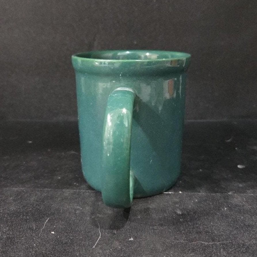Crown Corning Forest Green Ceramic Coffee Cup, Vintage Replacement Mug Drinkware - Thumbnail 10