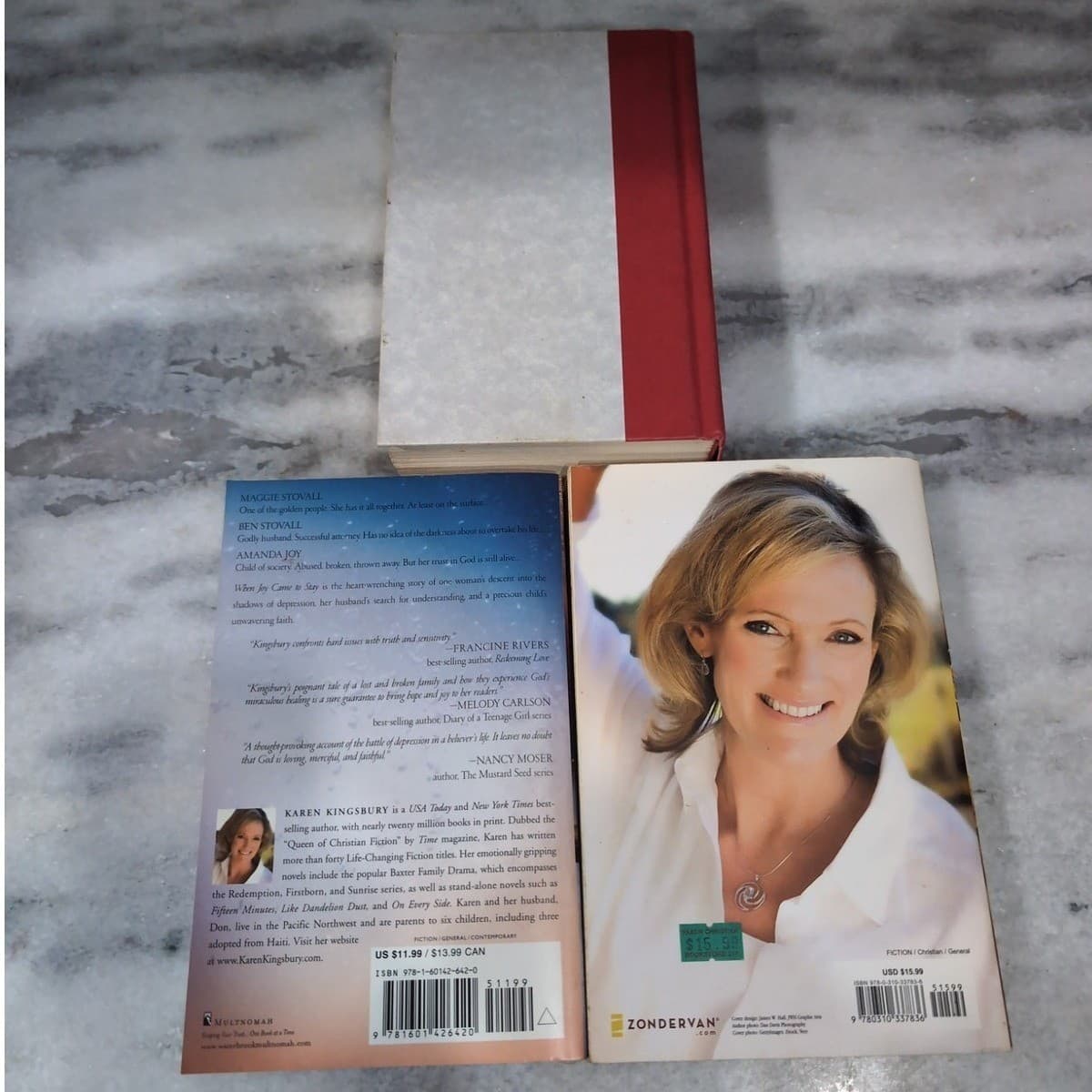 Karen Kingsbury Book Lot When Joy Came To Stay Even Now Red Gloves Collection - Thumbnail 4