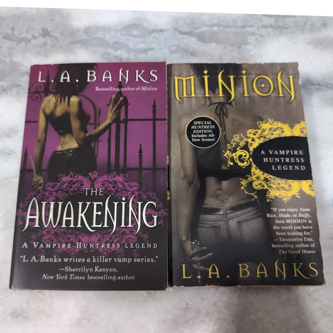 L.A. Banks Vampire Huntress Legend Minion & The Awakening Paperback Book Bundle - Thumbnail 2
