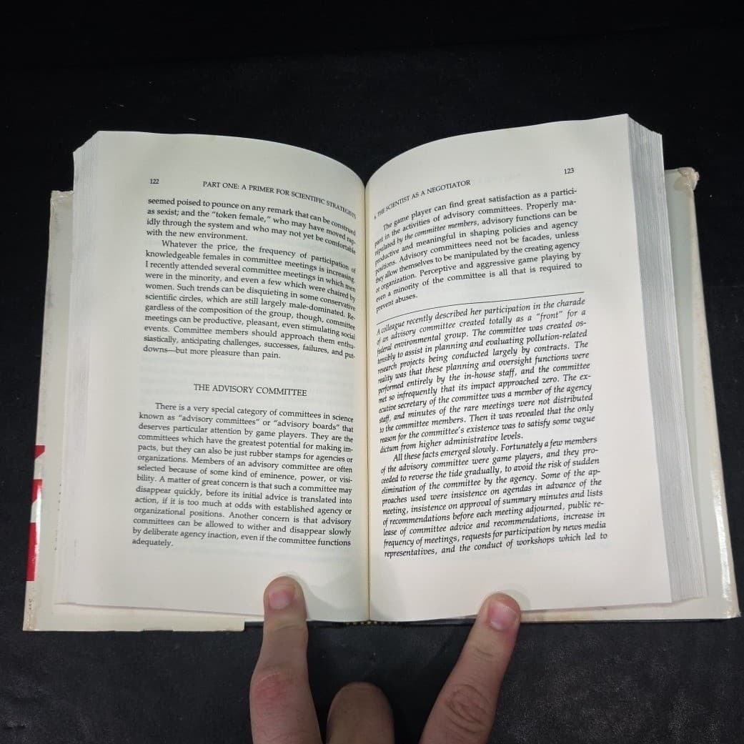 Winning the Games Scientists Play Carl J Sindermann Signed 1982 Hardcover Book - Thumbnail 6