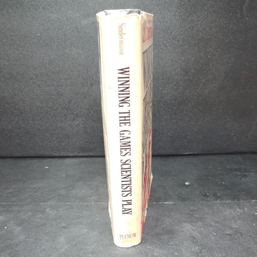 Winning the Games Scientists Play Carl J Sindermann Signed 1982 Hardcover Book - Thumbnail 9