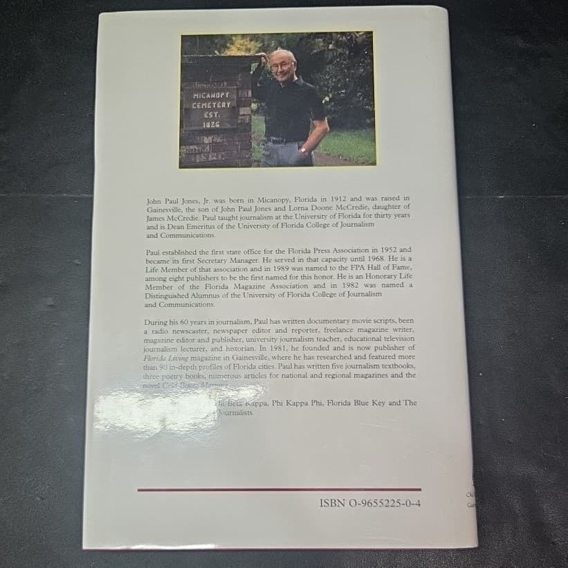 What Tomorrow Brings John Paul Jones Jr Gainesville Florida History Book Signed - Thumbnail 8