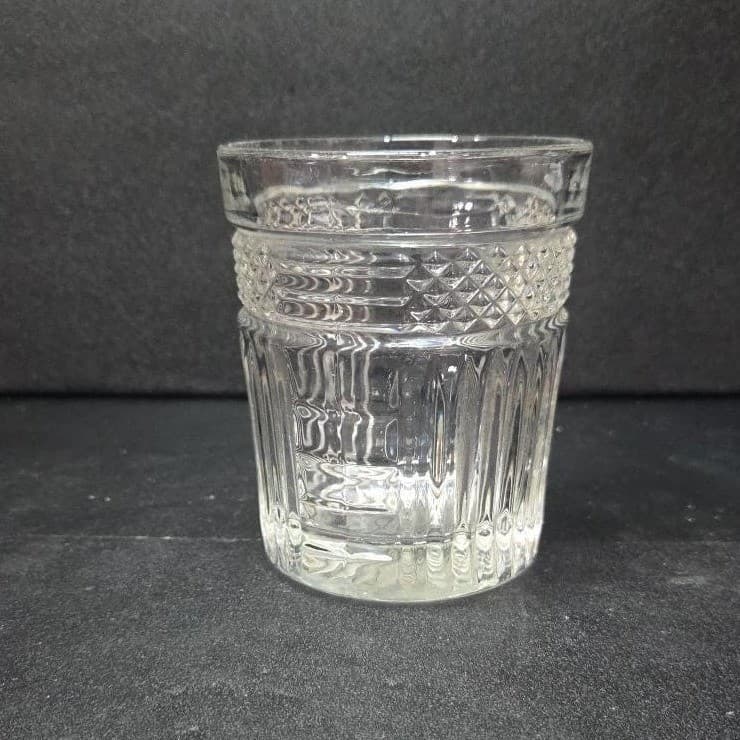 Libbey Radiant Lowball Tumbler, Double Old Fashioned Glass Vintage Clear Barware - Thumbnail 2