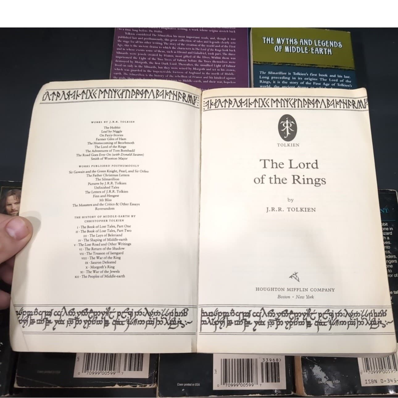 JRR Tolkien Book Seven Bundle: Lord of the Rings, The Hobbit, Silmarillion, Etc. - Thumbnail 7