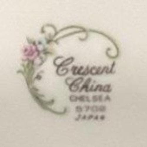 Crescent China "Chelsea" Salad Bowls, Set of 4, Vintage Porcelain Dinnerware - Thumbnail 4