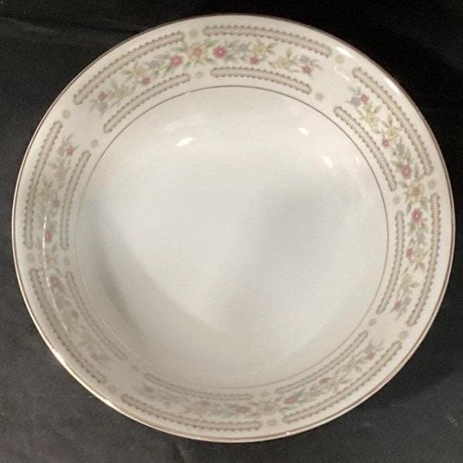 Crescent China "Chelsea" Rimmed Salad Bowl, Vintage Japan Porcelain Serveware - Thumbnail 6