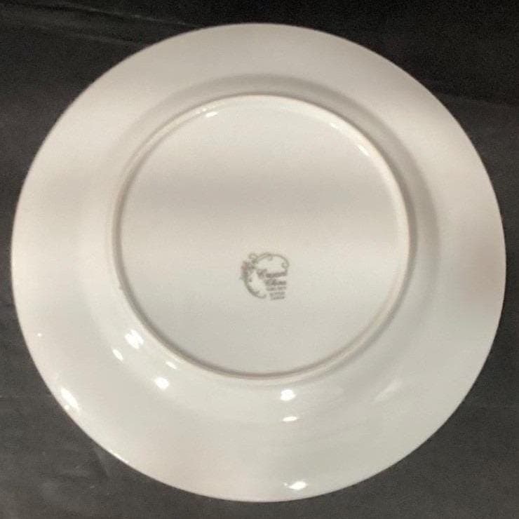Crescent China "Chelsea" Dinner Plates, Set of 2, Vintage Porcelain Dinnerware - Thumbnail 4