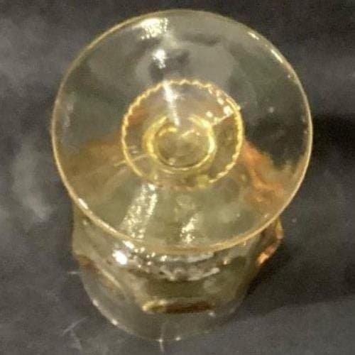 Indiana Glass Kings Crown Thumbprint Wine Goblets, Set of 2, Vintage Stemware - Thumbnail 4