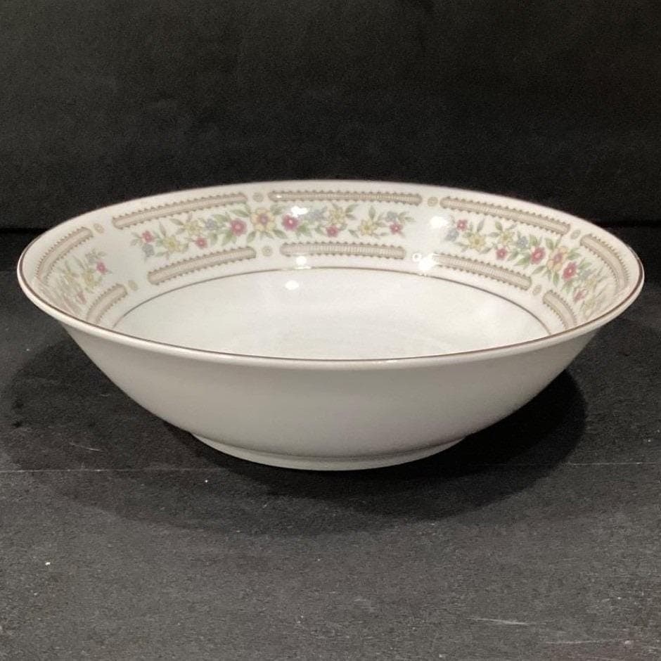 Crescent China "Chelsea" Rimmed Salad Bowl, Vintage Japan Porcelain Serveware - Thumbnail 11