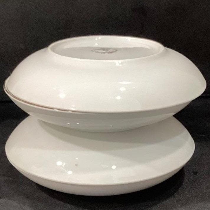 Crescent China "Chelsea" Salad Bowls, Set of 4, Vintage Porcelain Dinnerware - Thumbnail 11
