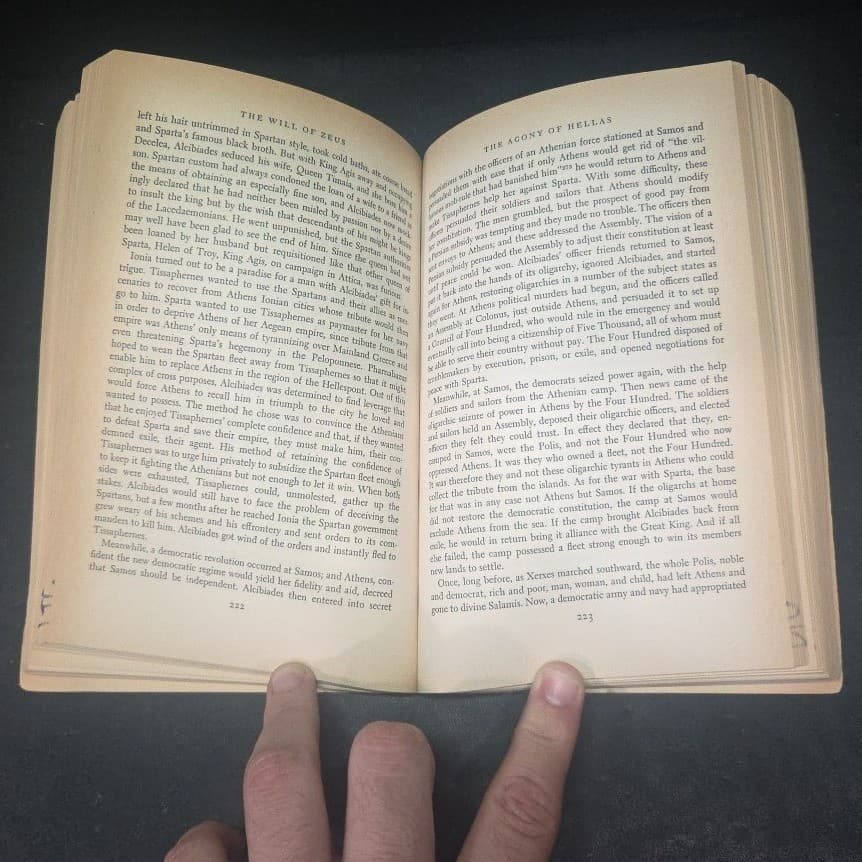 The Will of Zeus A History of Greece Stringfellow Barr Delta Book 1965 Paperback - Thumbnail 6