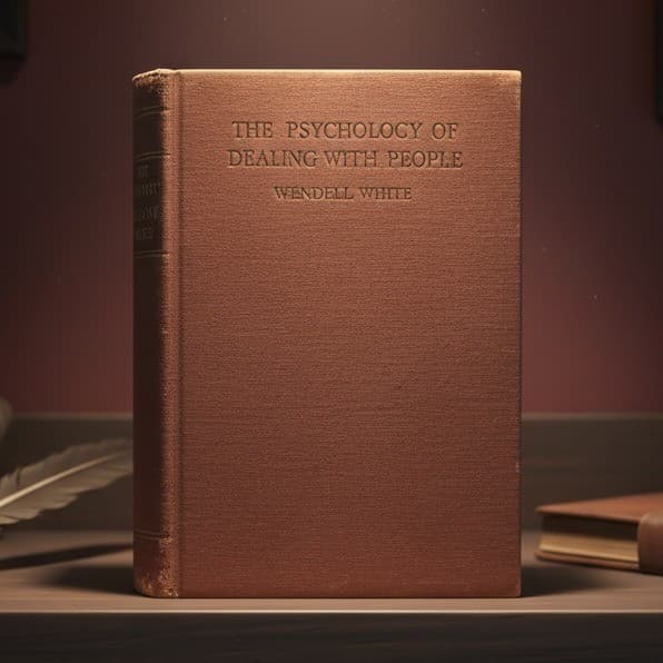 The Psychology of Dealing with People Wendell White 1936 Hardcover Macmillan