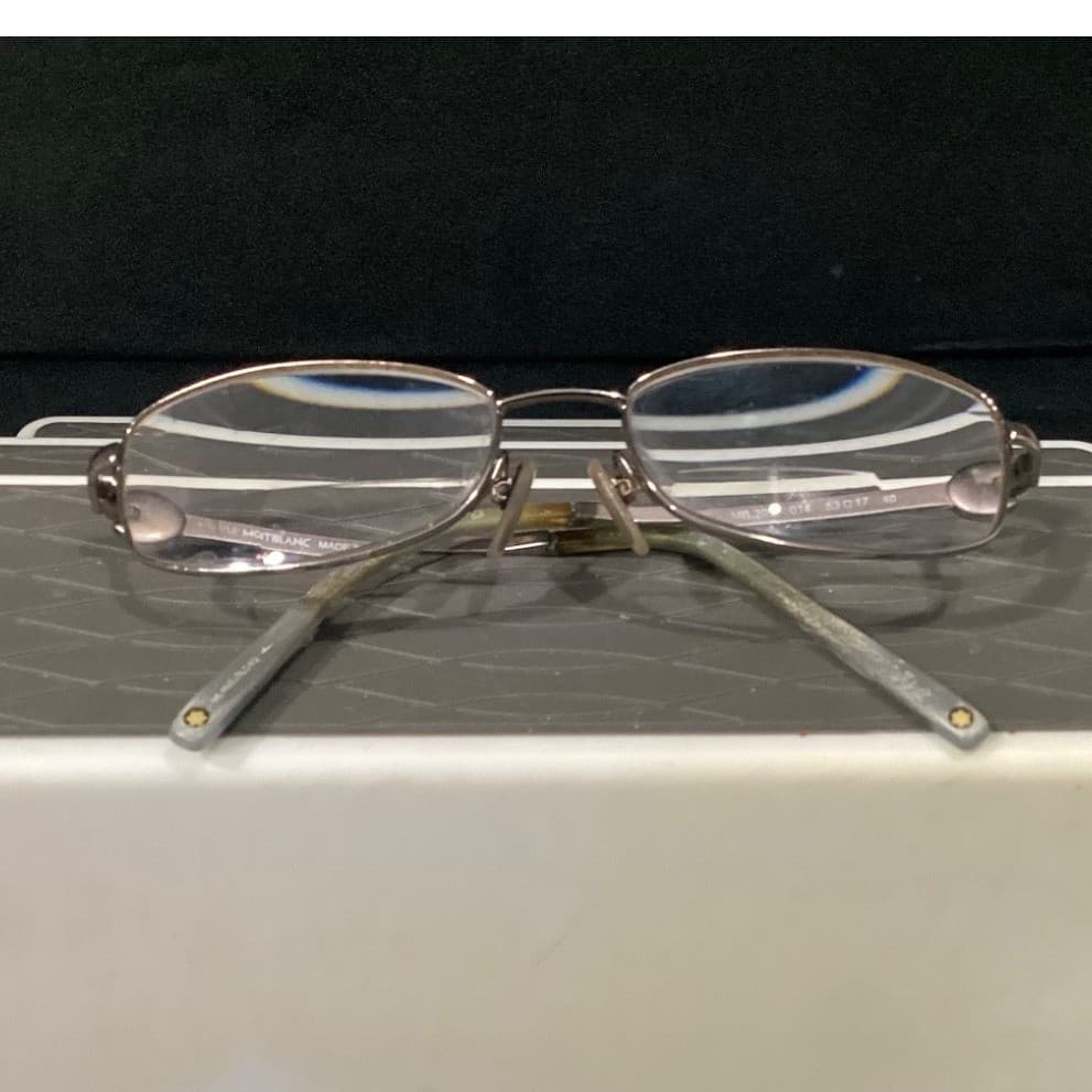 Montblanc MB 395 014 Eyeglasses & Luxottica Titanium 1009 Frames Bundle Mens - Thumbnail 2